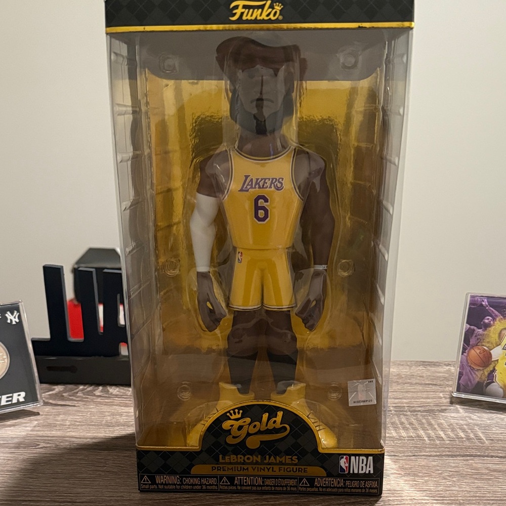 Funko Gold LeBron James in Yellow and Purple